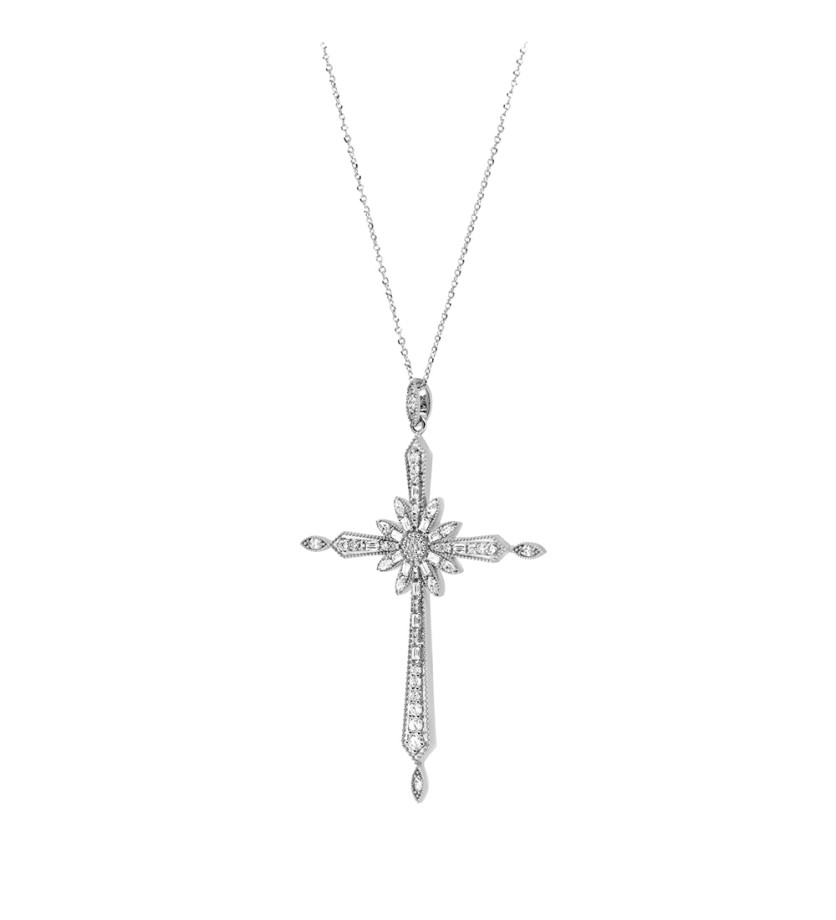 Collier Maria Battaglia Maria or blanc diamants