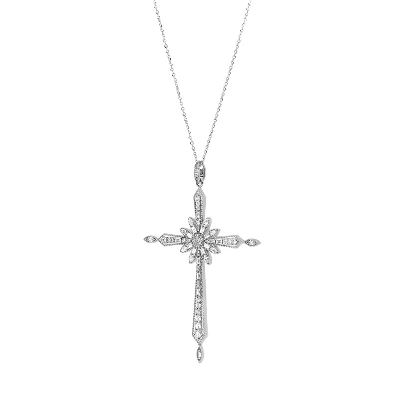 Collier Maria Battaglia Maria or blanc diamants