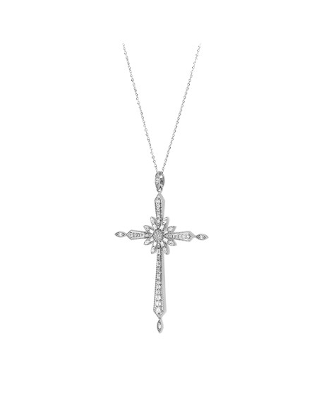 Collier Maria Battaglia Maria or blanc diamants