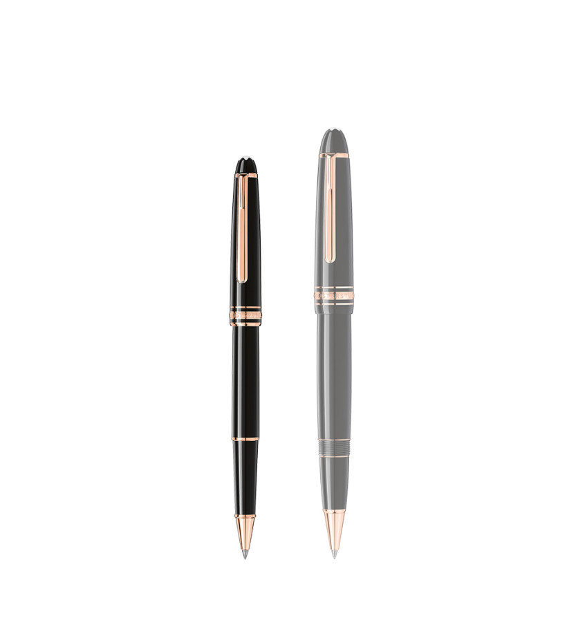 Rollerball Montblanc Meisterstück doré à l'or rose