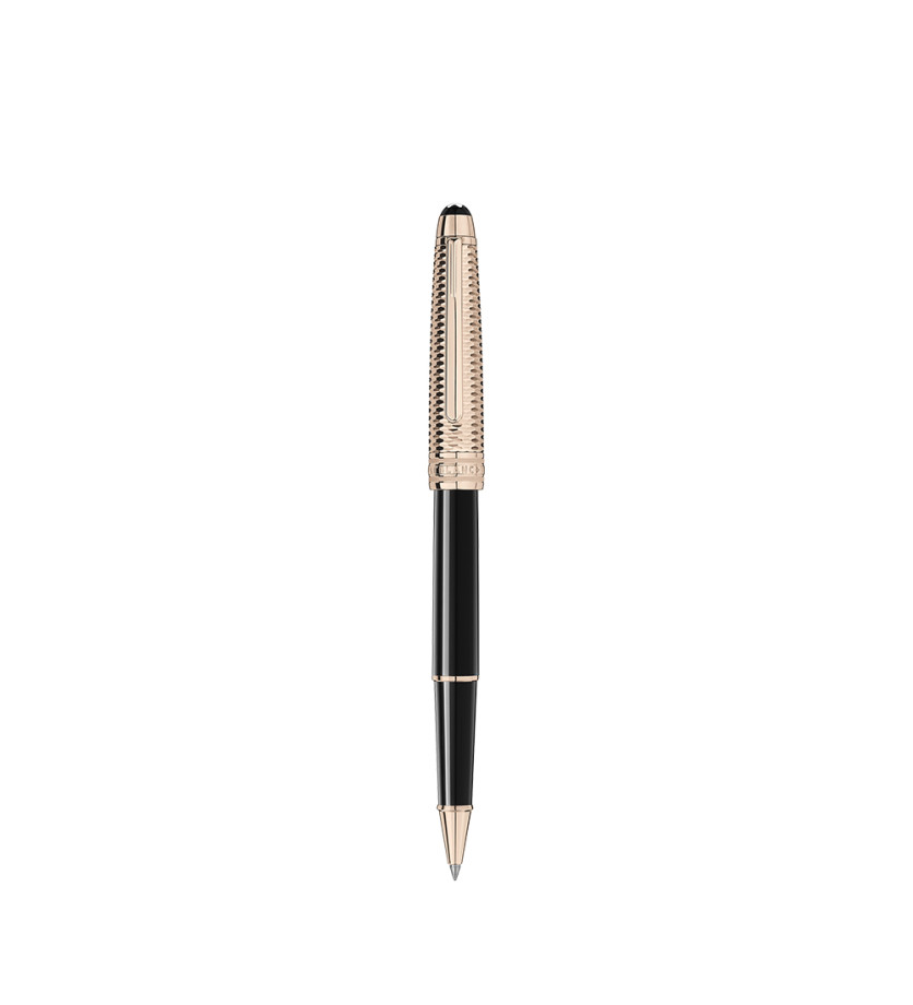 Rollerball Montblanc Meisterstück Doué Geometry Classique Doré or signature