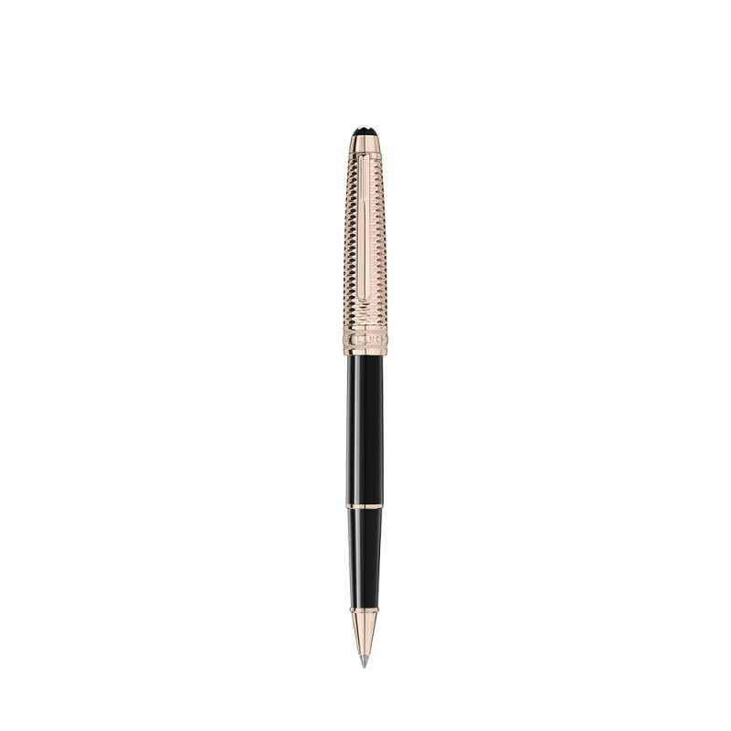 Rollerball Montblanc Meisterstück Doué Geometry Classique Doré or signature