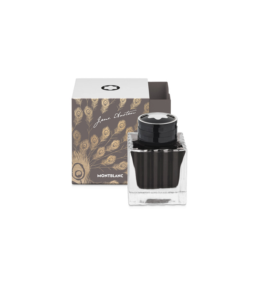 Flacon d'encre Montblanc Writers Edition Hommage à Jane Austen, Terre d'ombre - 50 ML